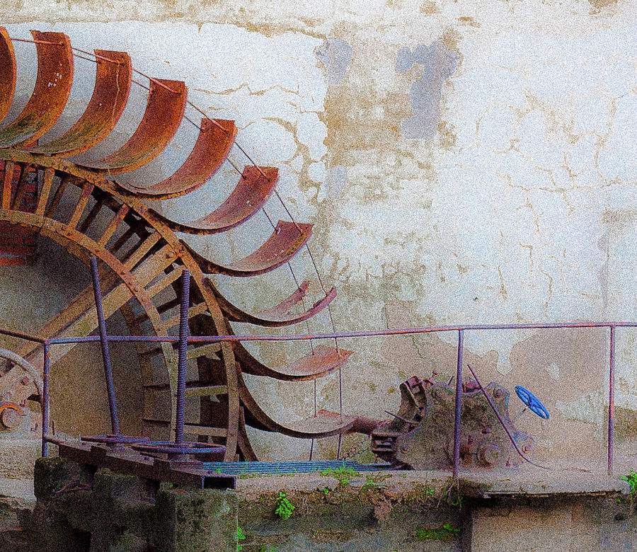 Colorful Water Wheel Photograph by Rich Isaacman
