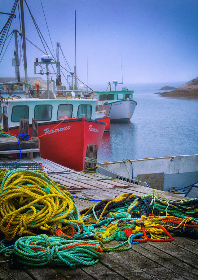 Colorful Wharf Photograph by Carolyn Derstine