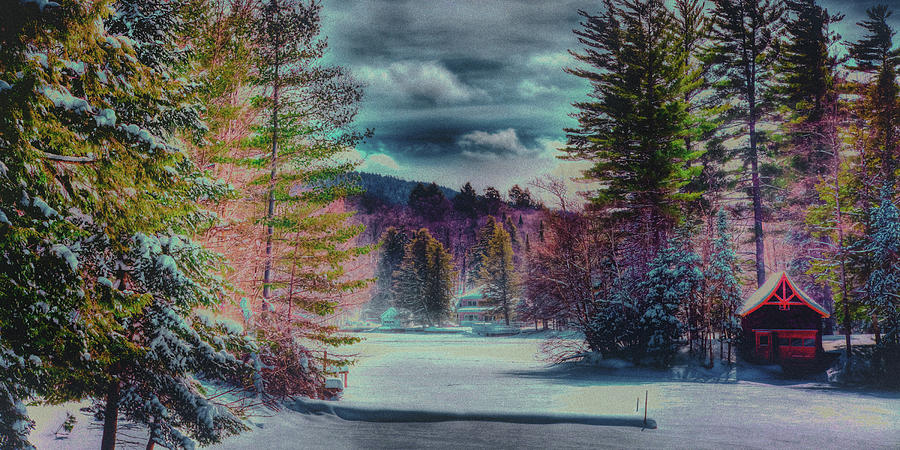 Colorful Winter Wonderland Photograph by David Patterson