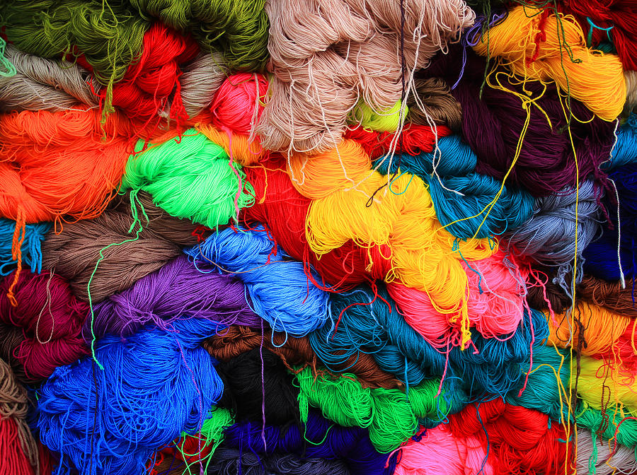 Colorful Yarn by Robert Hamm