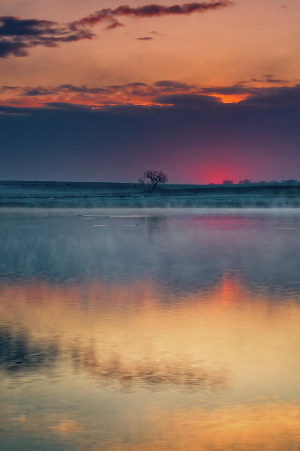Colors Among The Mist Photograph by John De Bord