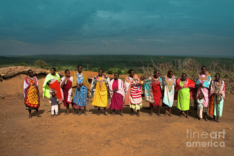 Colors and Faces of the Masai Mara Photograph by Karen Lewis