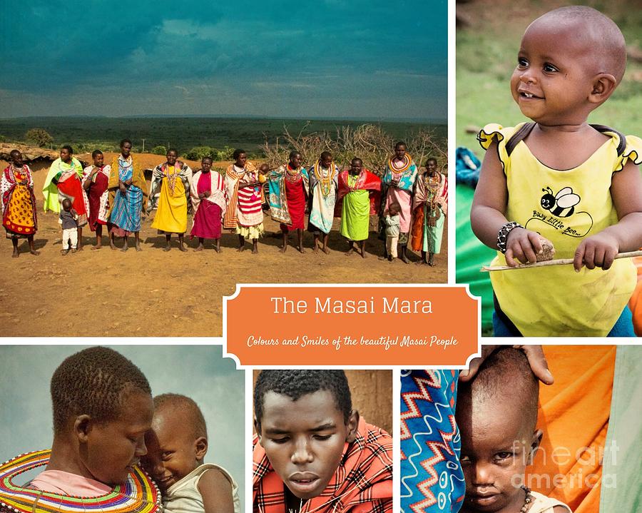 Colors And Smiles Of The Masai Photograph