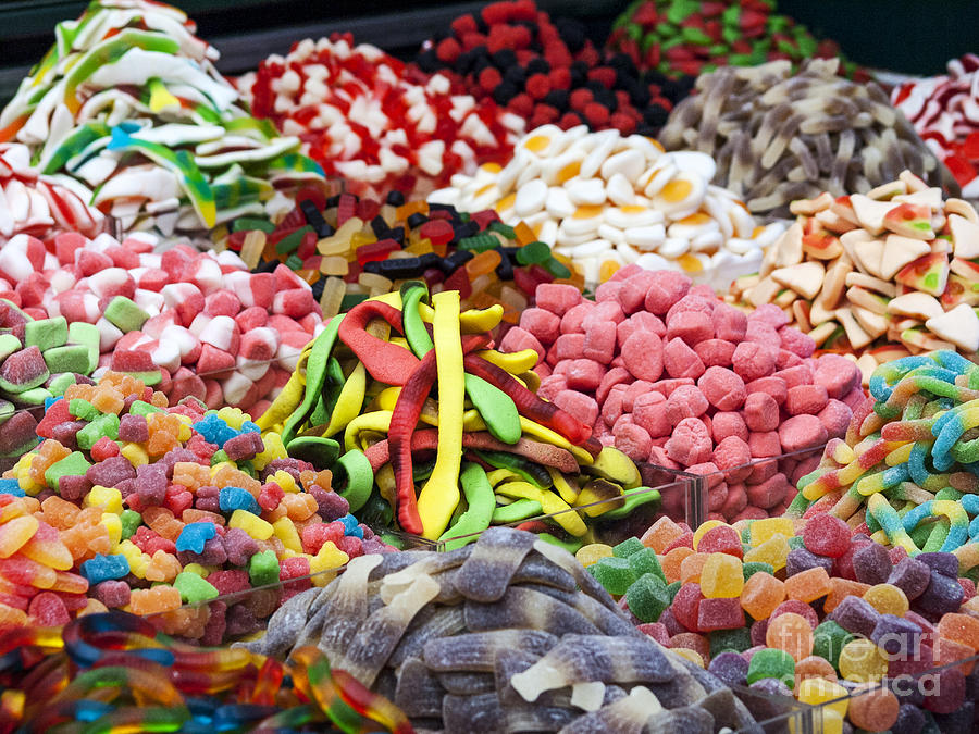 Candy Photograph - Colors and sweet by Arik Baltinester