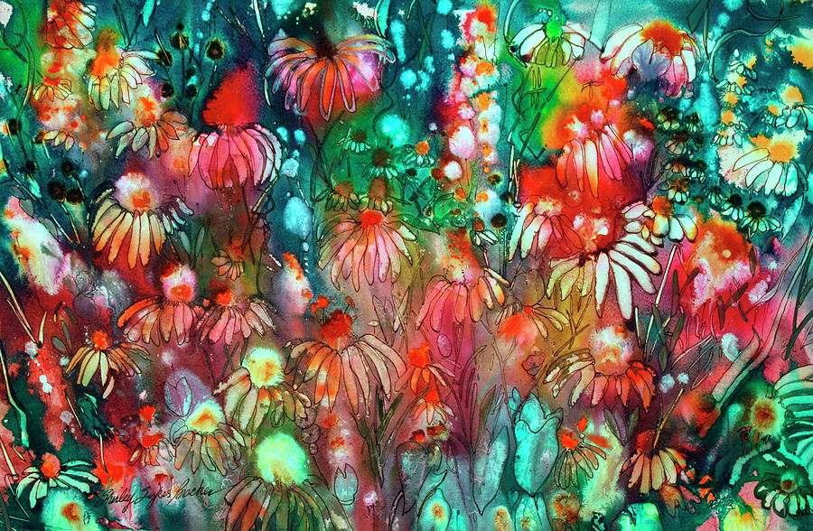 Colors Deep Painting by Shirley Sykes Bracken
