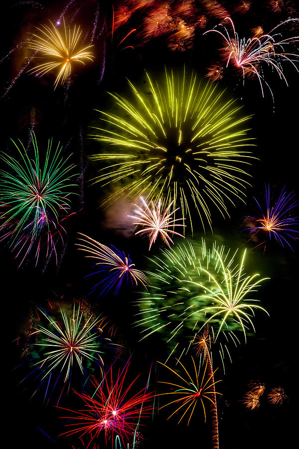 Independence Day Photograph - Colors Exploding Over Heard by Garry Gay