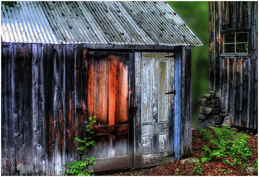 Colors in a Woodshed Photograph by Wayne King