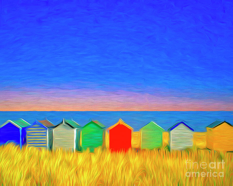Colors of a Seaside Digital Art by Edmund Nagele FRPS