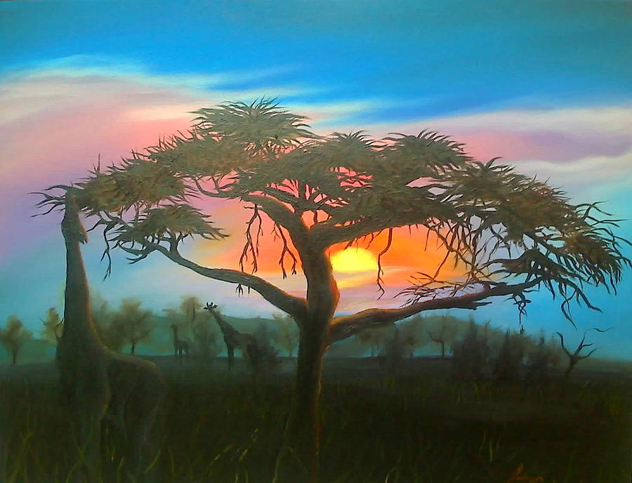 Colors Of Africa Painting by James Dunbar