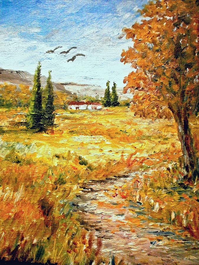 Colors of Autumn 2 Painting by Konstantinos Charalampopoulos