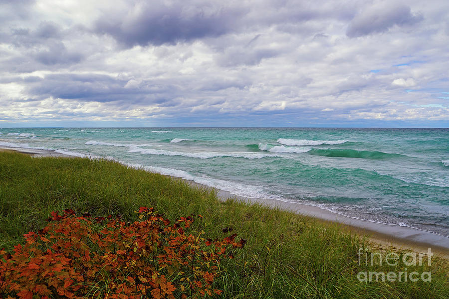 Colors of Autumn on Lake Superior Photograph by Rachel Cohen