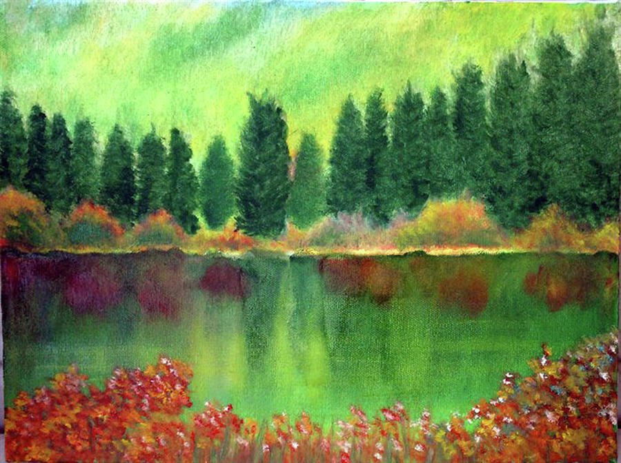 Nature Painting - Colors of Eden by Vincent Consiglio