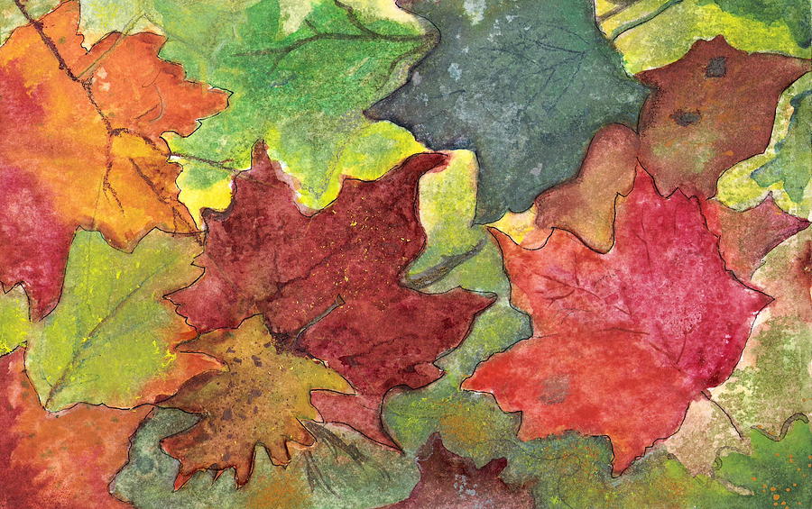 Colors of Fall Painting by Marsha Woods