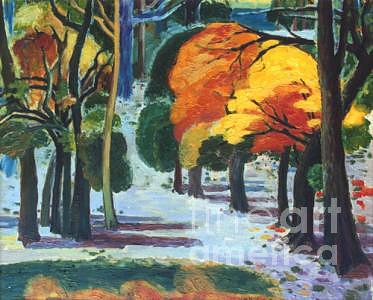 Colors Painting - Colors Of Fall by Meihua Lu Colors Painting - Colors Of Fall by Meihua Lu
