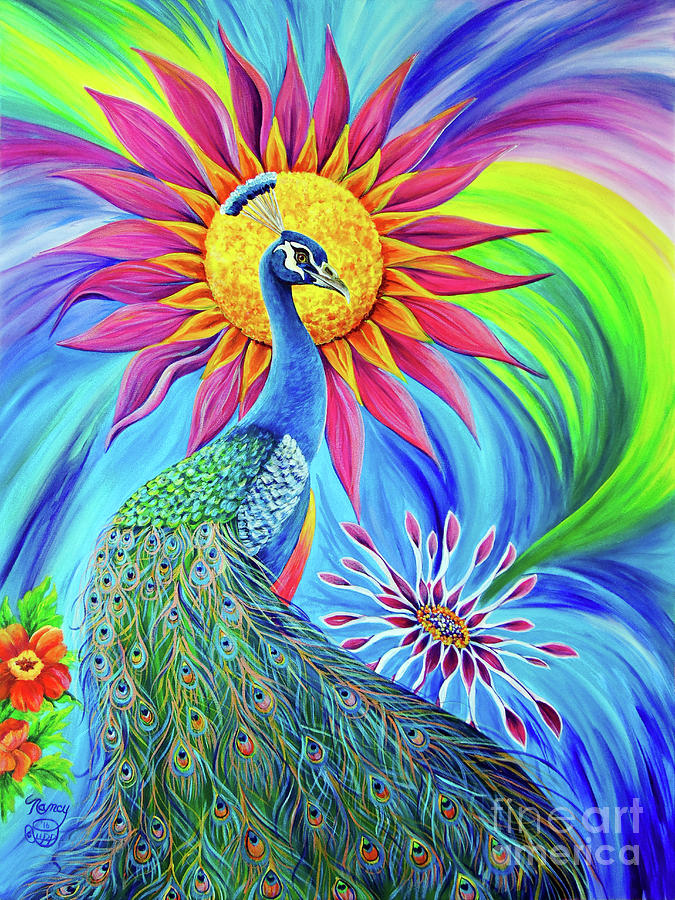 Colors Of His Splendor Painting by Nancy Cupp