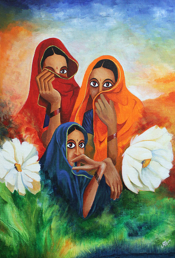 Colors Of India Part1 Painting By Anoop Velayudhan