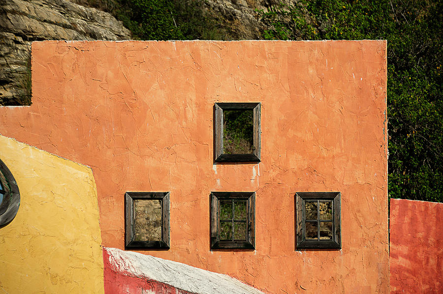 COLORS Of LIGURIA HOUSES 1 - ALASSIO Photograph by Enrico Pelos