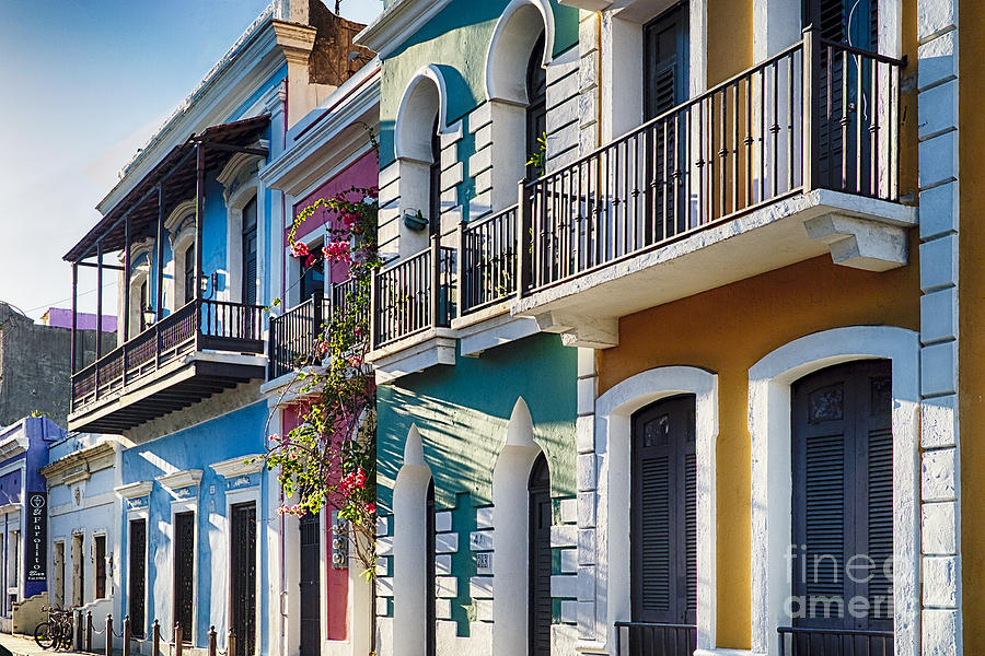 Colors of Old San Juan III Photograph by George Oze