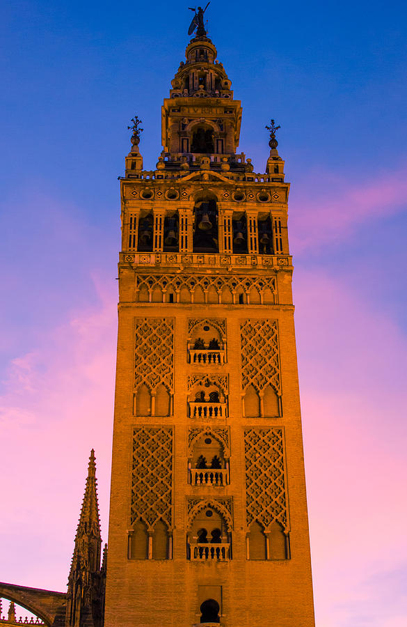 Colors of Sunset in Seville Photograph by AM FineArtPrints