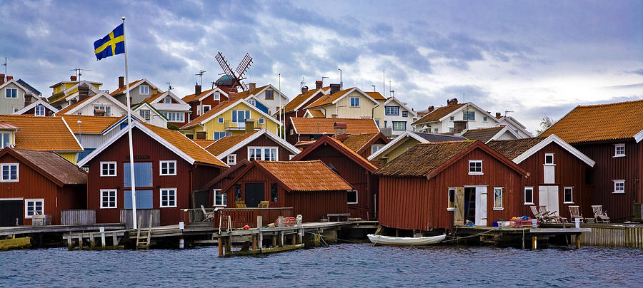 Architecture Photograph - Colors Of Sweden by Frank Tschakert