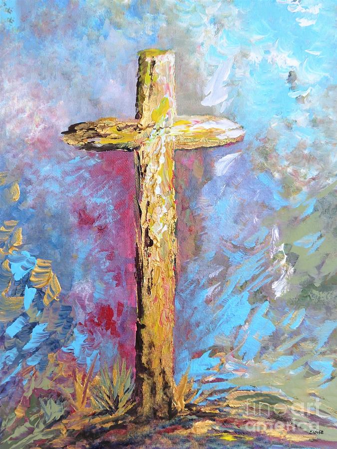 Colors of the Cross Painting by Eloise Schneider Mote