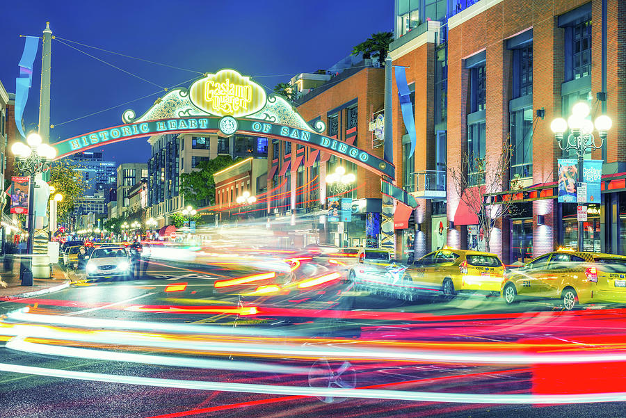 Colors Of The Gaslamp Quarter Photograph by Joseph S Giacalone