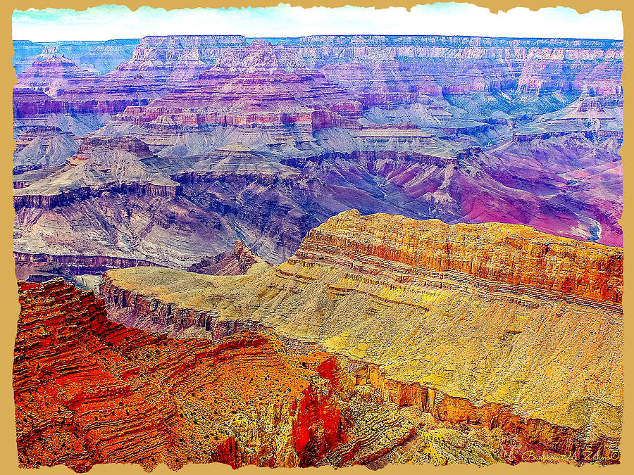 Colors of the Grand Canyon Photograph by Barbara Zahno