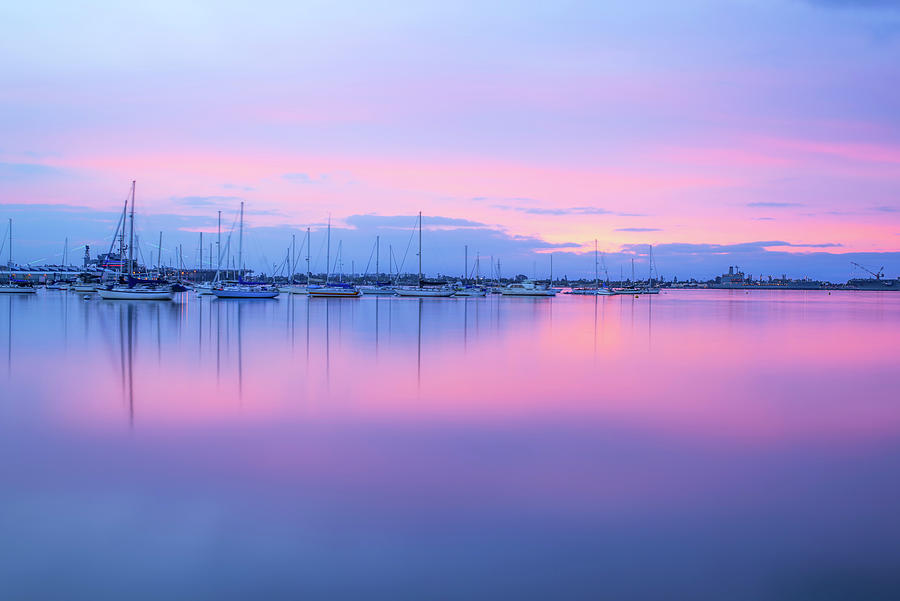 Colors of the Harbor San Diego California Photograph by Joseph S Giacalone