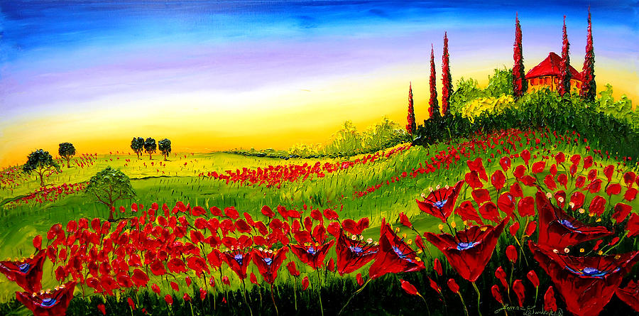 Colors Of Tuscany #4 Painting by James Dunbar