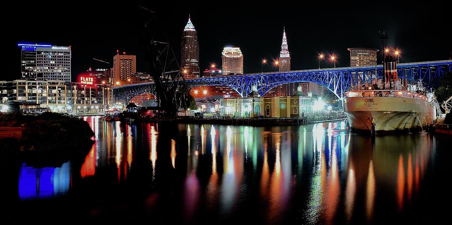 Colors on the Cuyahoga Photograph by Frozen in Time Fine Art Photography