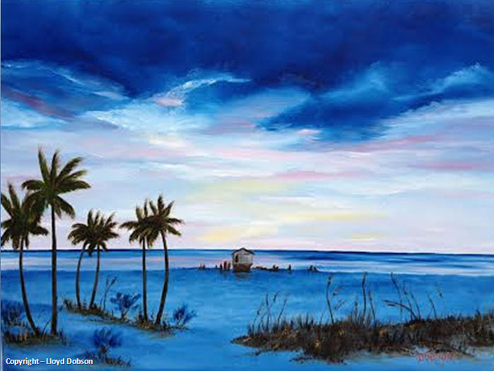 Colors On The Gulf Painting by Lloyd Dobson