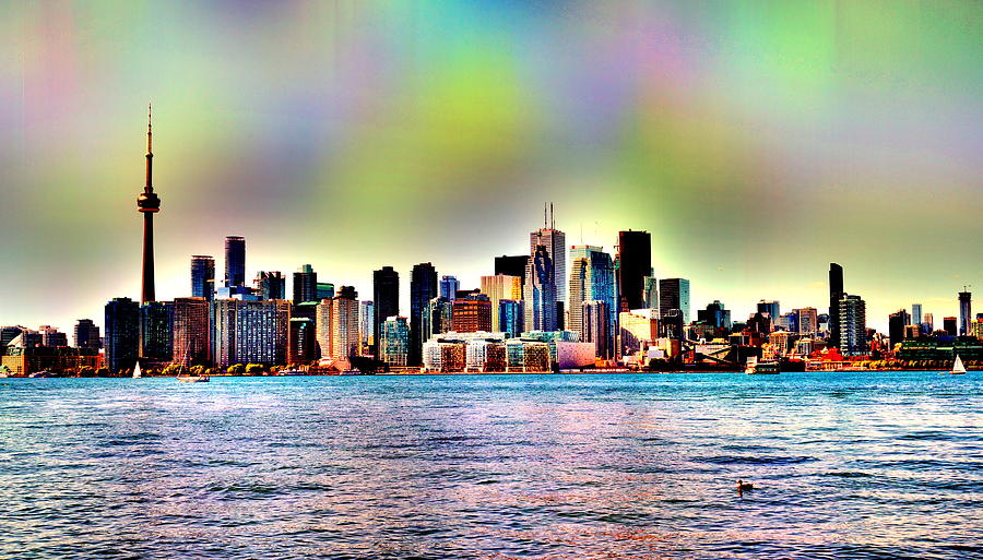 Colors Over Toronto Photograph by Valentino Visentini