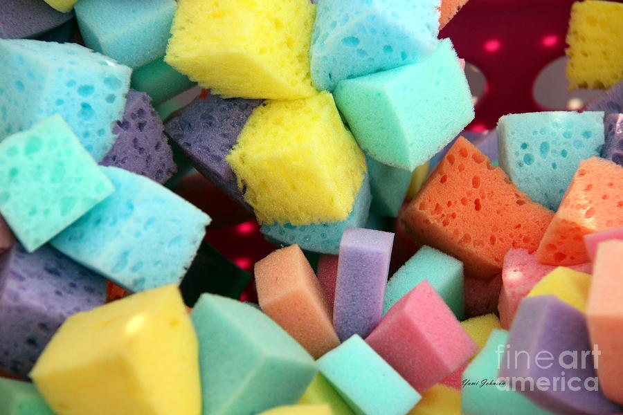 Colors Sponges Photograph by Yumi Johnson