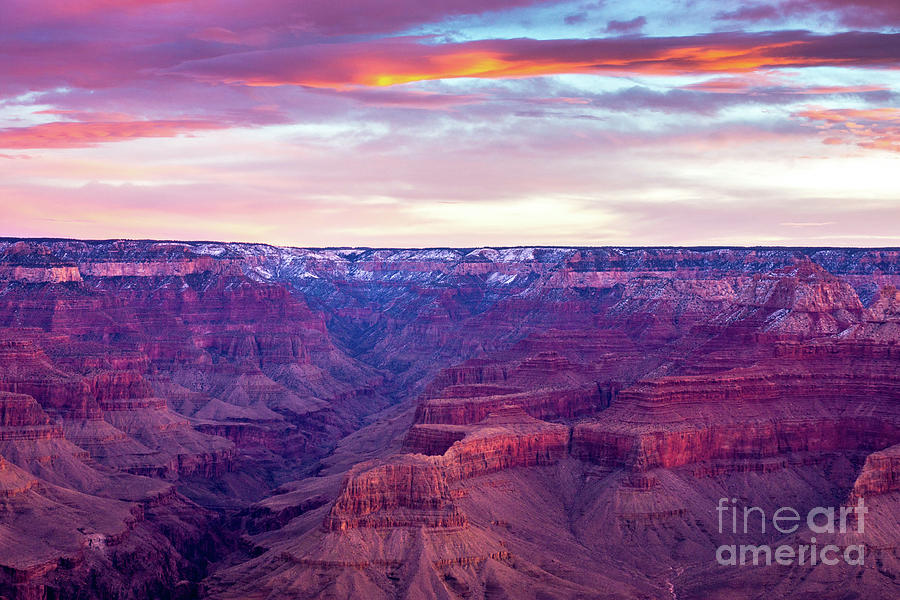 Mountain Photograph - Grand Canyon Sunrise by Tina Hailey
