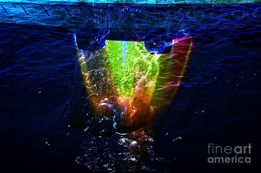 Colorscope Collage In Water Digital Art by Clayton Bruster