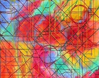 Abstract Painting - ColorWEB by DE Fryer