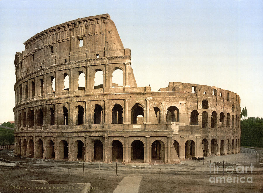 Colosseum, 1890s Photograph by Science Source