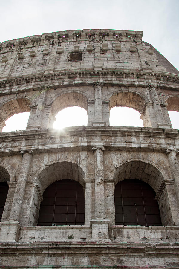 Colosseum Beam of Light  Photograph by John McGraw