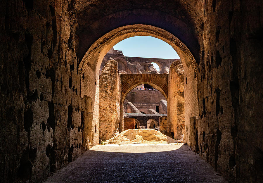 Colosseum Entrance Photograph by Carolyn Derstine