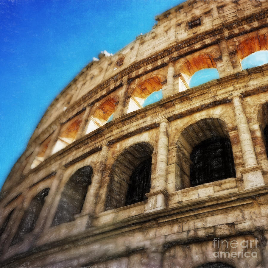 Colosseum Photograph - Colosseum II by HD Connelly