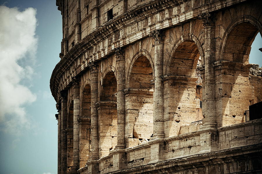 Colosseum in Rome Photograph by Songquan Deng