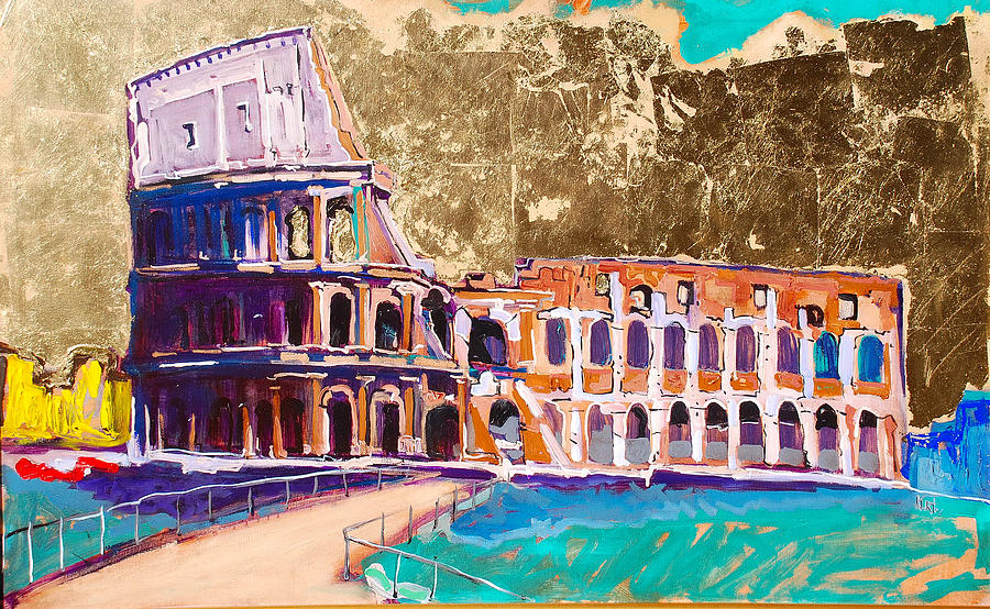 Colosseum Painting by Kurt Hausmann