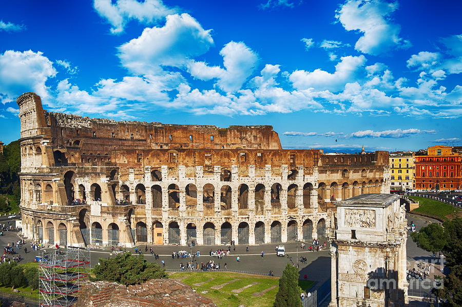Colosseum Landscape Photograph by Stefano Senise