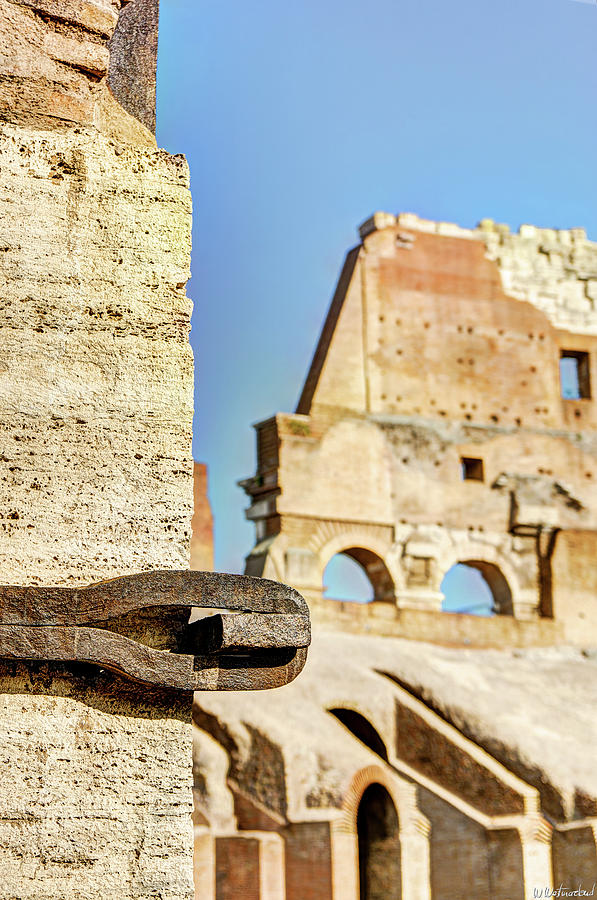 Colosseum reinforcement 01 Photograph by Weston Westmoreland