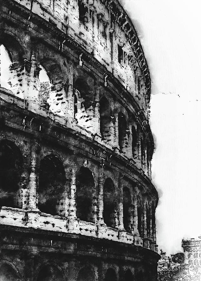 Colosseum, Rome - 05 Digital Art by AM FineArtPrints
