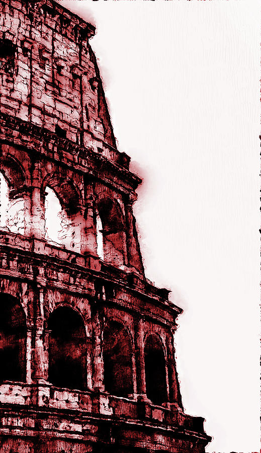 Colosseum, Rome - 07 Digital Art by AM FineArtPrints