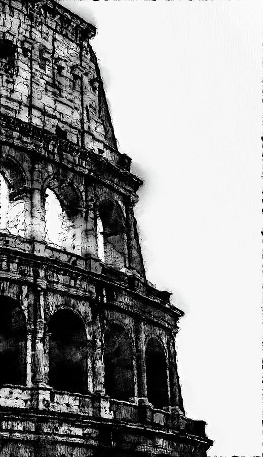 Colosseum, Rome - 08 Digital Art by AM FineArtPrints