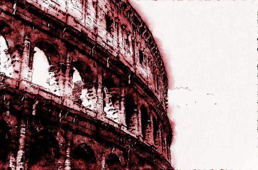 Colosseum, Rome - 10 Digital Art by AM FineArtPrints
