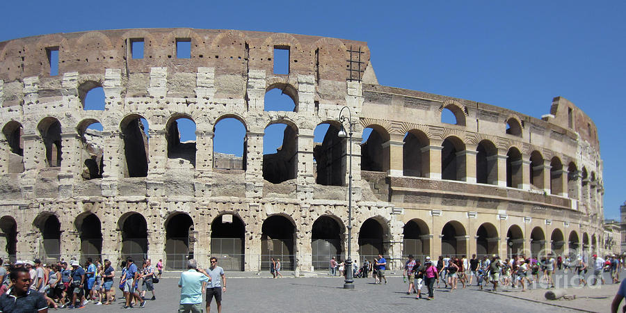 Colosseum Rome 4 Photograph by Rudi Prott