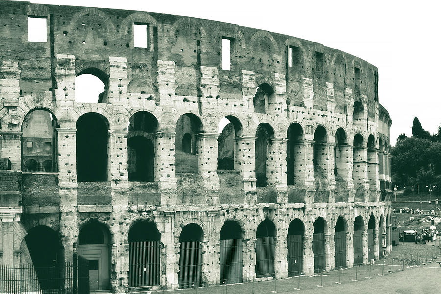 Colosseum Rome Photograph by Catherine Reading
